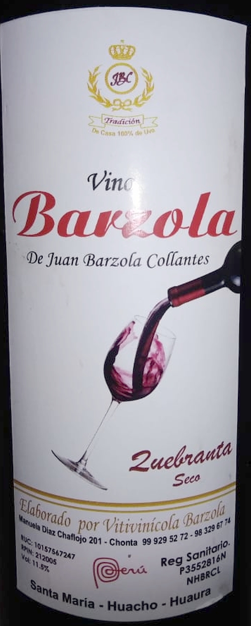 Vino Quebranta Seco